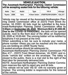 ANPDC Vehicle Auction 9.4