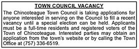 Chincoteague Town Council Vacancy 1.8