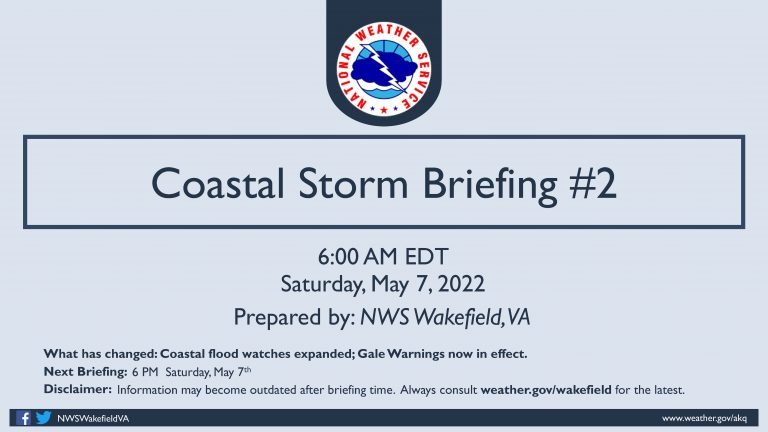 Coastal Storm To Bring Extended Flooding, Wind