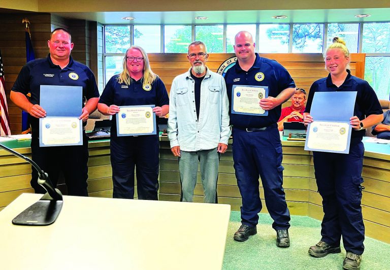Chincoteague Recognizes First Responders; Resident Requests Demolition and Burn Regulation