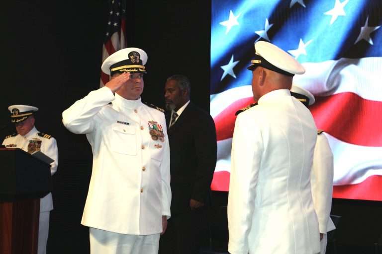 Wallops Navy base holds change of command